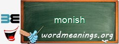 WordMeaning blackboard for monish